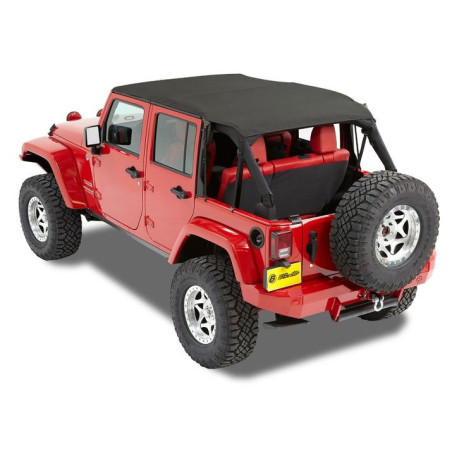 Bikini Header Safari Cable Style Black Diamond Wrangler Jku Portes