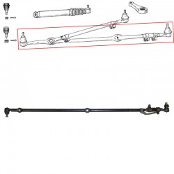 Complete coupling rod - YJ (87-90)