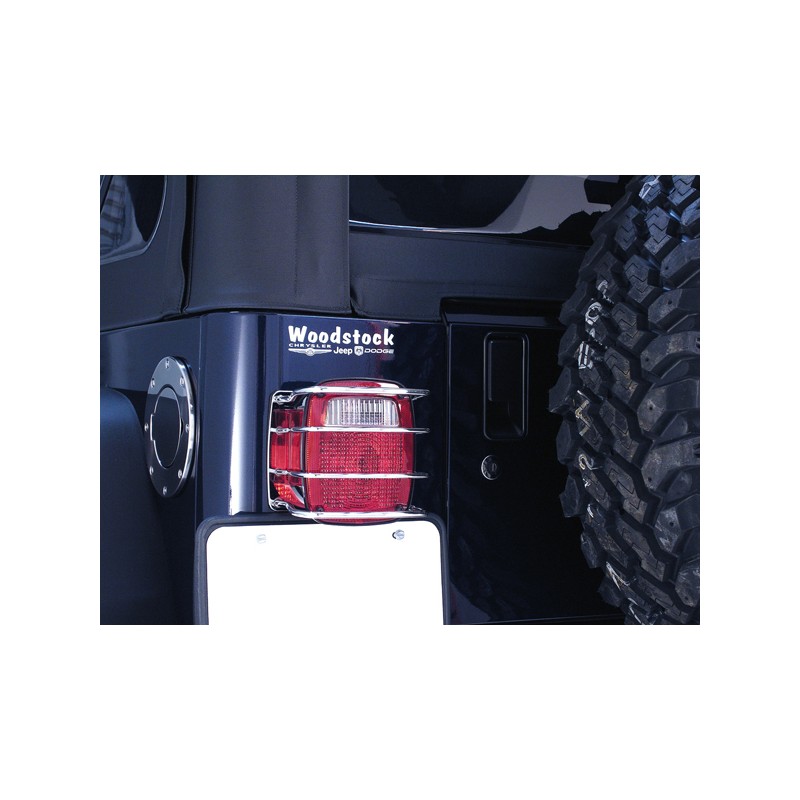 Rear lights (76-06) Stainless steel