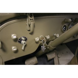 Schlüssel Anhänger.klassische Willys MB Jeep Kunstleder Schlüsselanhänger 