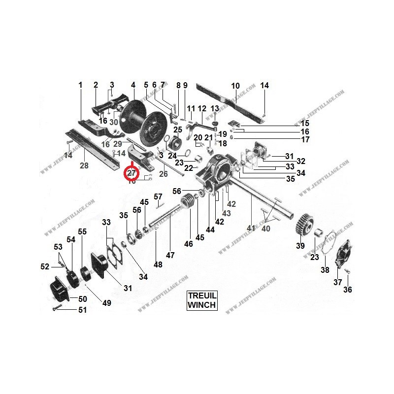 RIGHT WINCH CABLE GUIDE