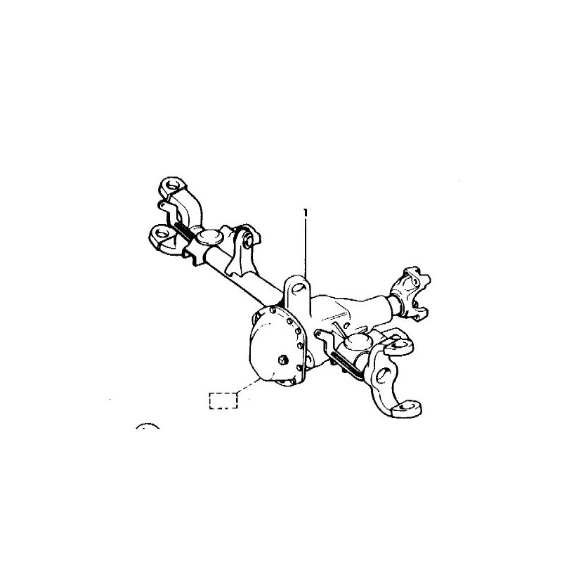 Axle forward - Cherokee XJ (87-93) Ratio 4.10