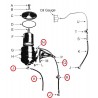 KIT FLEXIBLE D'HUILE MOTEUR LONG