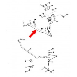 Front panhard bar - Cherokee XJ (84-90)