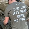 T-SHIRT - CAUTION LEFT HAND DRIVE