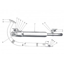Kit Echappement Ovale Complet – Réf. WOA6118K – Jeep Willys / Ford GPW - 9