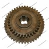 GEAR, 1st & 2nd SPEED, TRANSMISSION MAIN SHAFT, SEC. HAND