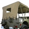 Capote Ete – Réf. WOA3216US – Jeep Willys / Ford GPW