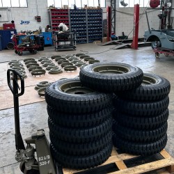 Kit 5 Combat Split Wheel With Tyres – Réf. WOA5467DK5 – Jeep Willys / Ford GPW - 2