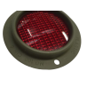 RED ROUND REFLECTOR - CB