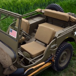 Kit Sellerie - Kaki – Réf. SELMBT – Jeep Willys / Ford GPW - 6