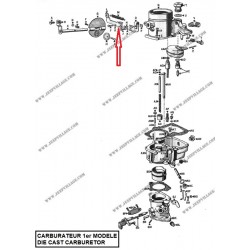 BRACKET, CARBURETOR 1st MODEL RETURN SPRING