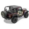 Header Targa Bikini - '10-18 Wrangler JK 2-Door (Black Diamond)