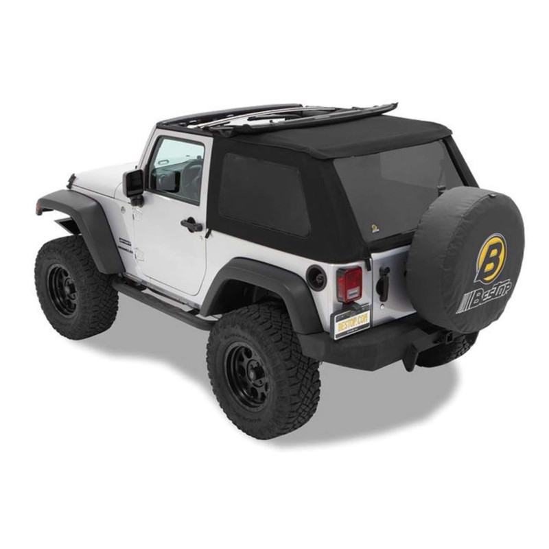 Toile de remplacement Trektop Black Twill - Wrangler JK 2portes (2007-2018)