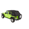 Trektop Glide - '07-18 Wrangler JK 4-Door (Black Twill)