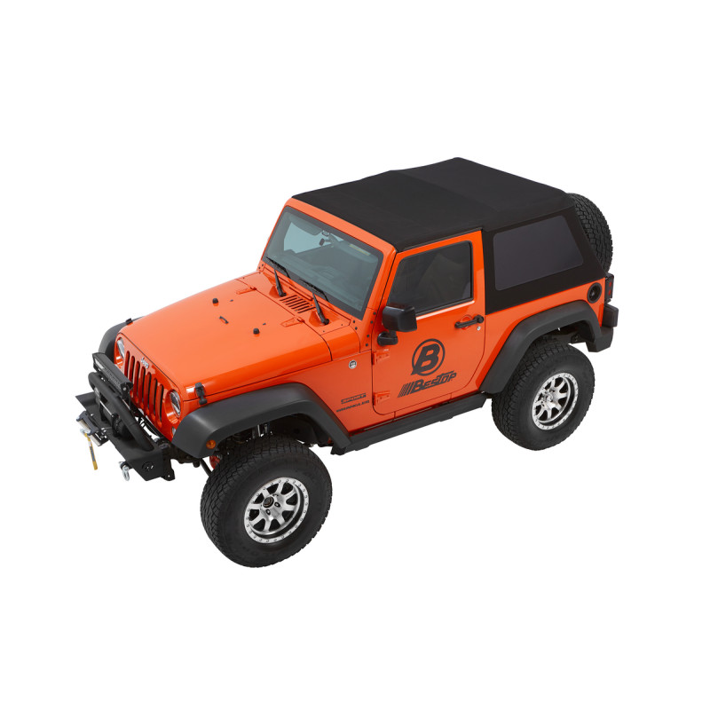 Capote Trektop NX Glide Black Twill - Wrangler JK 2portes (2007-2018)