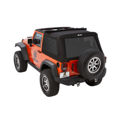 Capote Trektop NX Glide Black Twill - Wrangler JK 2portes (2007-2018)