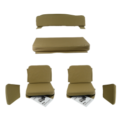 Kit Sellerie Collection - Kaki – Réf. SELMBT-1 – Jeep Willys / Ford GPW