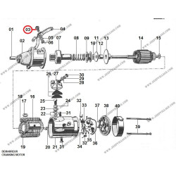 STUD, CRANKING MOTOR SHIFT LEVER