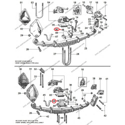 NUT, FRONT SPRING BOLT AND STUD, SECOND HAND