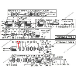 ECROU PISTON HYDROVAC TYPE 2