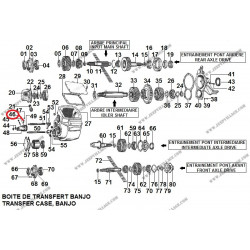 SPRING, TRANSFER CASE SHIFT SHAFT LOCKBALL, BANJO