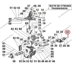 NUT, PROPELLER SHAFT FLANGE