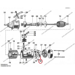 STARTER BRUSH CONNECTION WIRE