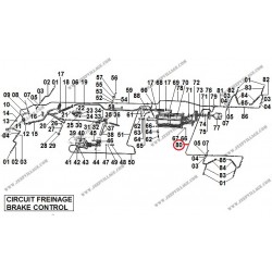 LEFT REAR BRAKE CONNECTION TUBE