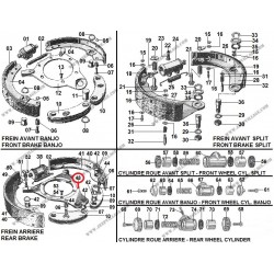 LEFT REAR BRAKE SHOE SUPPORT