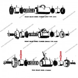 PISTON CYLINDRE ROUE ARRIERE