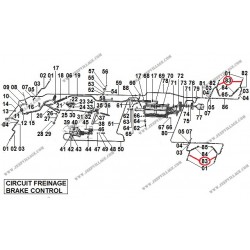 SHORT REAR BRAKE HOSE