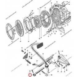 BRAKE AND CLUTCH PEDAL RETAINING COLLAR