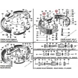 SPLIT FRONT BRAKE ADJUSTMENT CAM