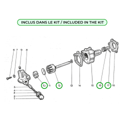 KIT REPARATION POMPE A HUILE - DISTRIBUTION A CHAINE (NOS)