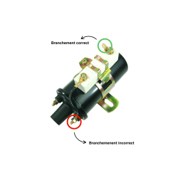 External Ignition Coil - 24V - Ref.SEV63375 - Jeep Willys / Ford GPW - 4