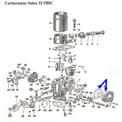POMPE DE REPRISE CARBURATEUR SOLEX 32PBIC (MARQUE SOLEX) - 4