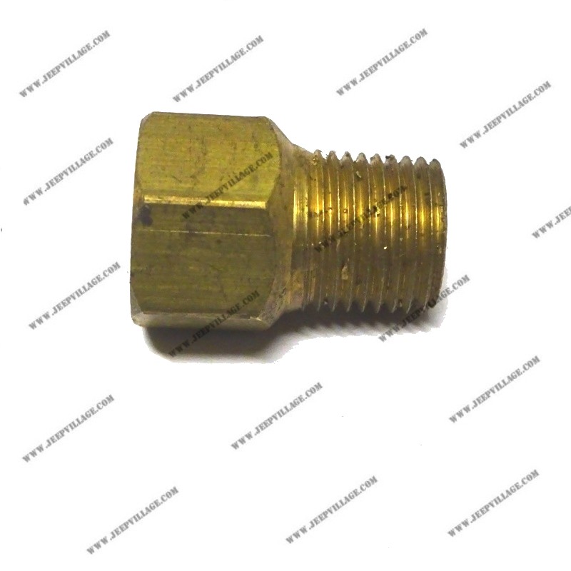 CONNECTOR, OIL FILTER OUTLET TUBE, 7/16
