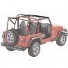 Capote Supertop Classic avec portes Tan - M38A1 & CJ5 (1955-1975)