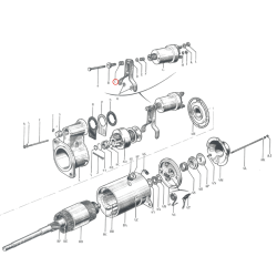 Ressort fourchette solenoide demarreur 24v - Ref.DUC98793 - 2