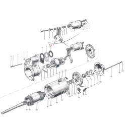 Joint rondelle frein demarreur 24V - Ref. DUC70301 - 2