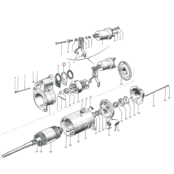 Starter solenoid plate - 24V - Ref.DUC69721   - 2