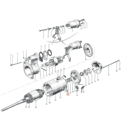 Flat washer starter - 24V - Ref.DUC48163 - 2