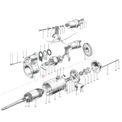 Axe Pivot Fourchette de commande lanceur demarreur ducellier - Ref.DUC98278