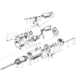 Ressort friction demarreur 24V - Ref. DUC98780 - 2