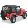 Capote Supertop Classic avec portes Black Denim - M38A1 & CJ5 (1955-1975)