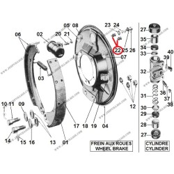SCREW, CYLINDER WHEEL BRAKE