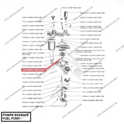 RETAINER, 2 VALVES FUEL PUMP OIL SEAL GASKET