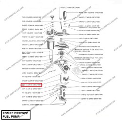 ROD, 2 VALVES FUEL PUMP DIAPHRAGM