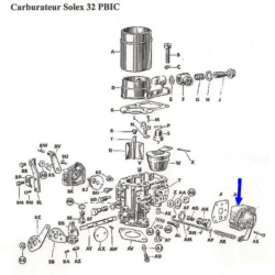 SOLEX 32PBIC CARBURETOR RECOVERY PUMP (SOLEX BRAND) - 4